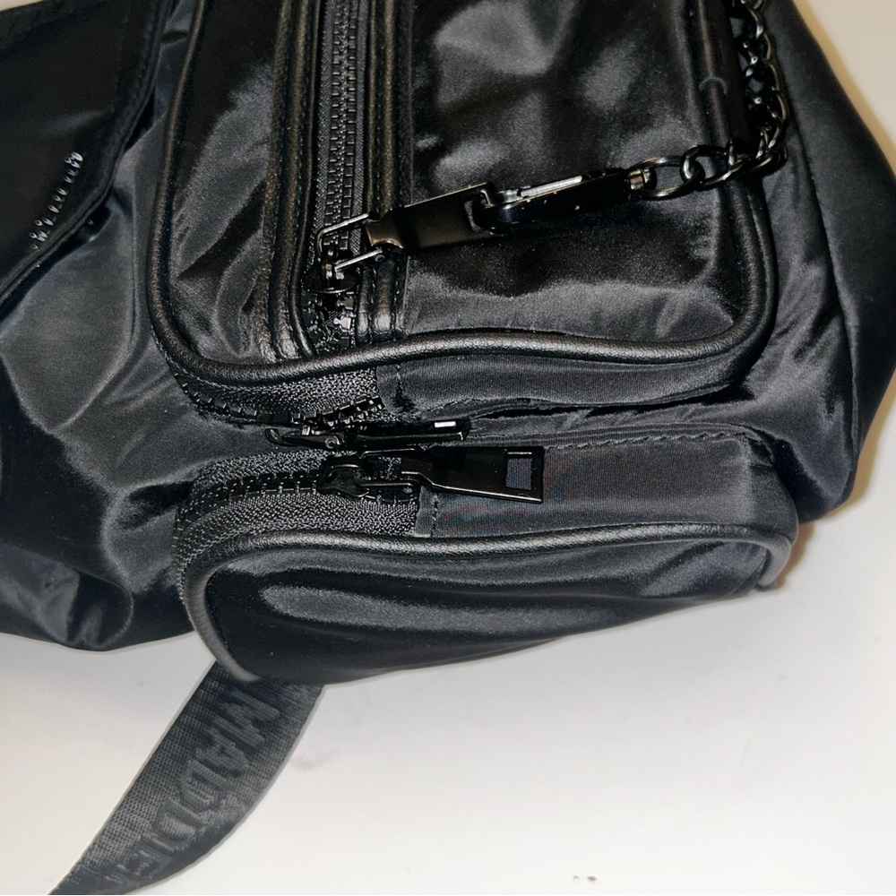 Madden NYC Black Women's Backpack with Chain Detail - Picture 8 of 14